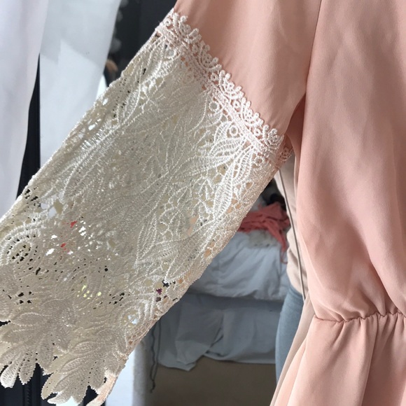 Lace Sleeve Dress - Picture 4 of 4